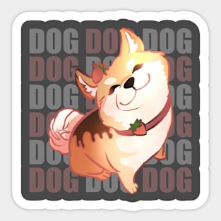 Shiba Cake Sticker